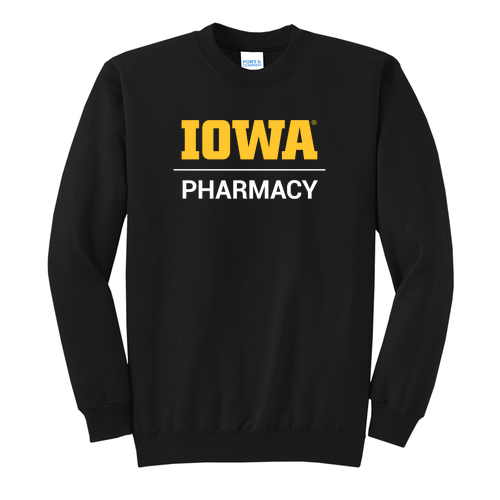 Port and Company Classic Crewneck Sweatshirt -- Jet Black