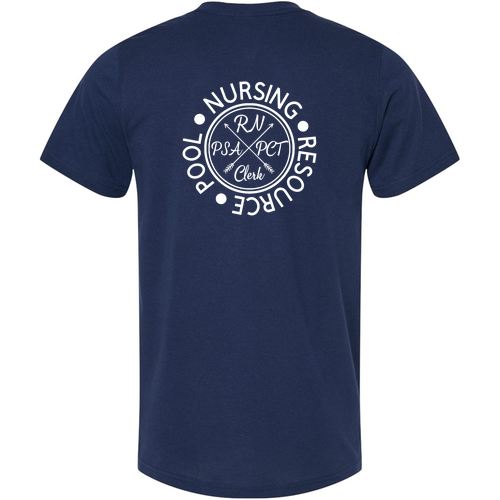 Mens/Unisex Bella Canvas CVC T-Shirt -- Solid Navy Blend