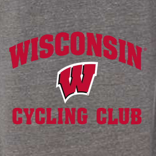 Wisconsin Cycling Club Sweatshirt -- Grey TriBlend