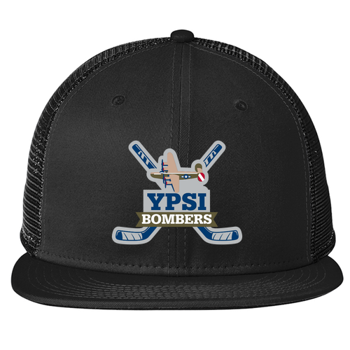 New Era Standard Fit Snapback Trucker Cap -- Black / Black