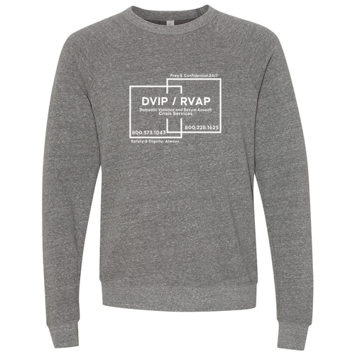 Bella Canvas Unisex Sponge Fleece Raglan Sweatshirt -- Deep Heather