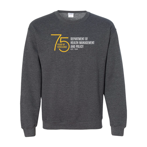 Gildan Heavy Blend Crew Neck Sweatshirt -- Dark Heather