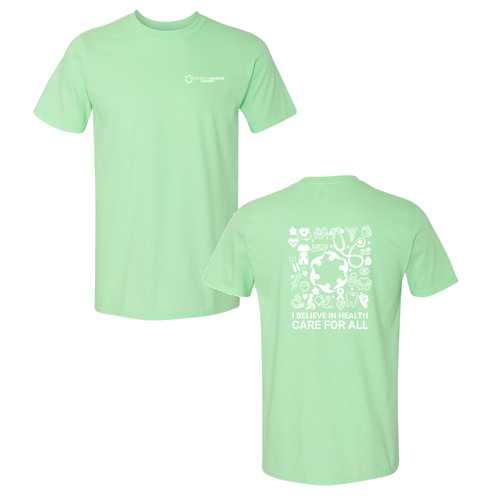 Health Care For All Gildan SoftStyle Cotton T-Shirt -- Mint Green