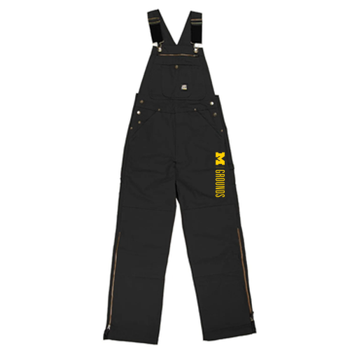 Men's Slab Unlined Duck Bib Overall -- Black, $94
