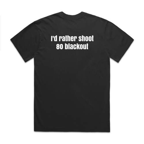 Scratch Golfer Tee -- Faded Black