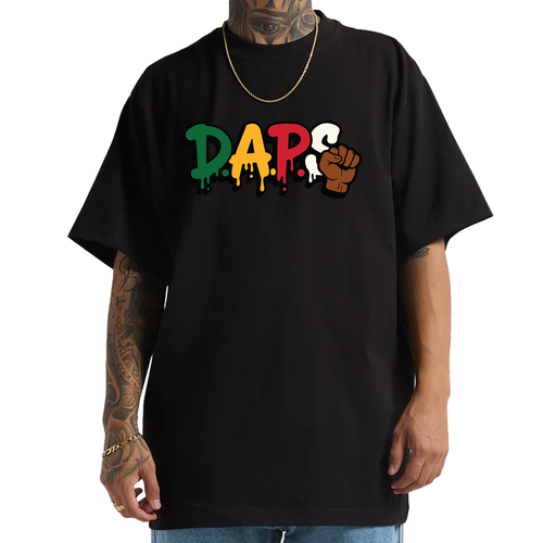 Shaka Wear Adult Max Heavyweight T-Shirt -- Black