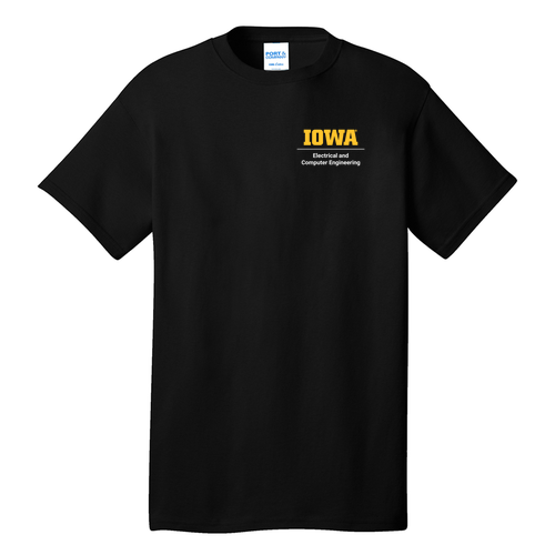 Electrical & Computer Engineering Cotton T-Shirt -- Jet Black