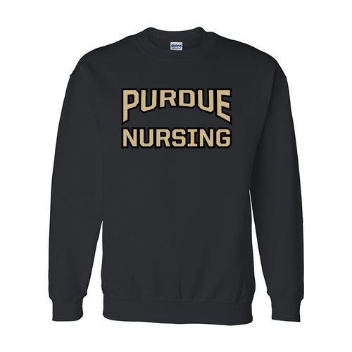 Gildan DryBlend Crew Neck Sweatshirt -- Black