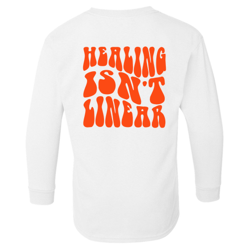 Gildan Youth Heavy Cotton Longsleeve -- White