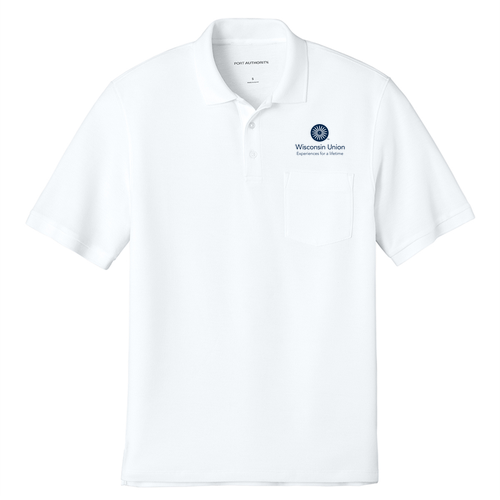 Port Authority Wearever Signature Pique Polo -- White