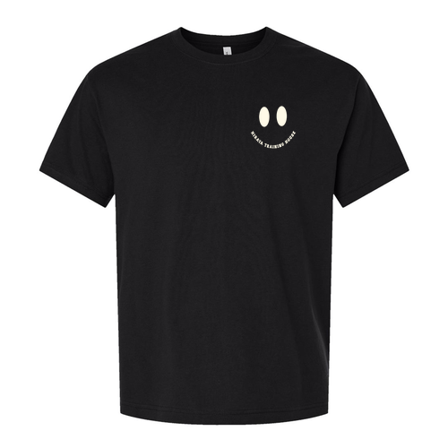 Happy Face Men's Heavy Weight Street Tee -- Black