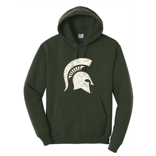 Port and Company Core Fleece Pullover Hooded Sweatshirt -- Olive