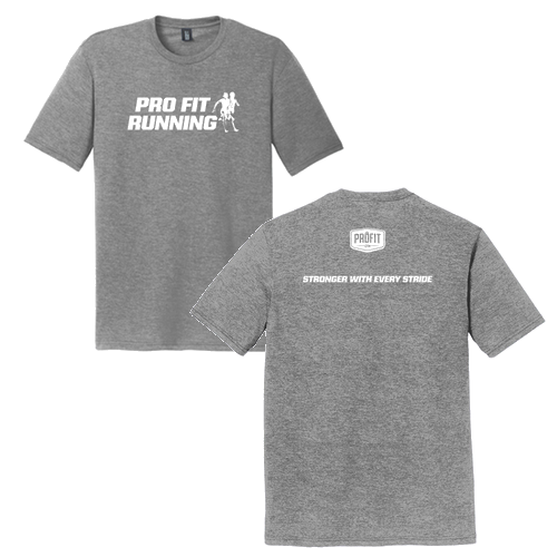 District Made Mens Perfect Tri Crew Tee -- Grey Frost