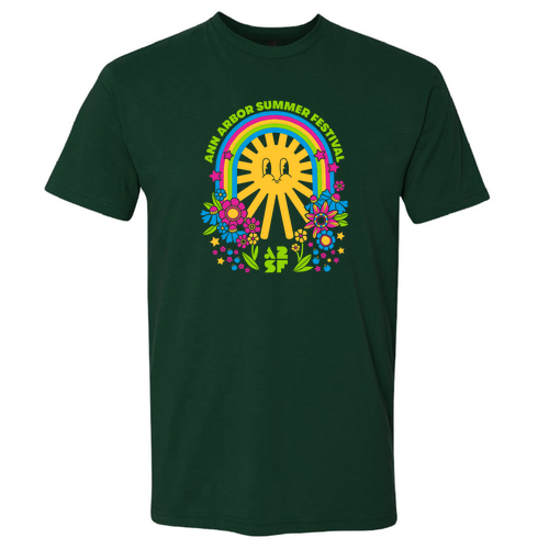 Mens/Unisex Next Level Soft Fitted Short Sleeve Tee -- Forest Green