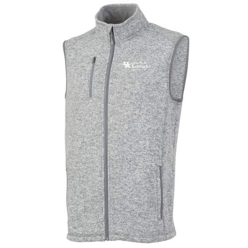 Charles River Mens Pacific Heathered Vest -- Light Grey Heather