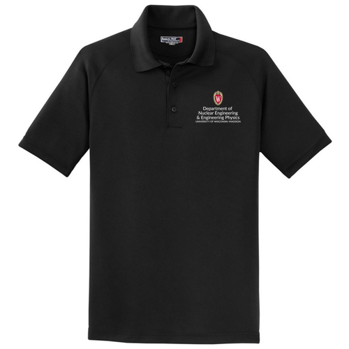 Sport-Tek Dry Zone Raglan Polo Embroidered-- Black