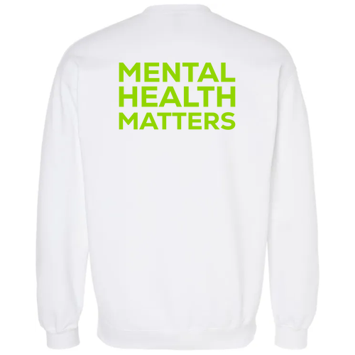 Gildan Adult Softstyle Fleece Crew Sweatshirt -- White