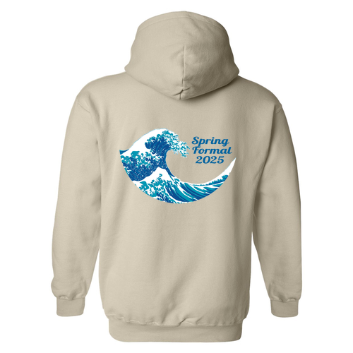 Gildan Heavy Blend Hooded Sweatshirt -- Sand