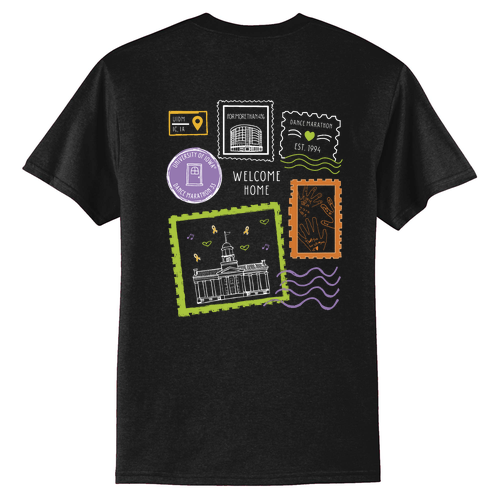 Port and Company 50/50 Blend Basic T-Shirt -- Jet Black
