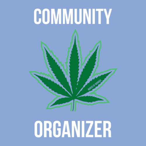 Community Organizer T-Shirt -- Blue