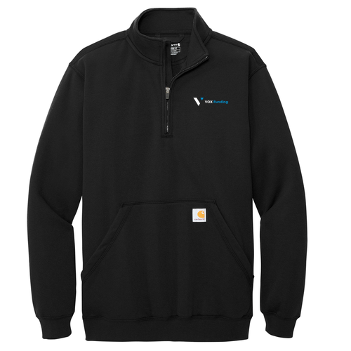Carhartt Midweight 1/4-Zip Mock Neck Sweatshirt -- Black