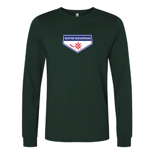 Boyne Mountain Logo 1 Full color -- Long sleeve Forest
