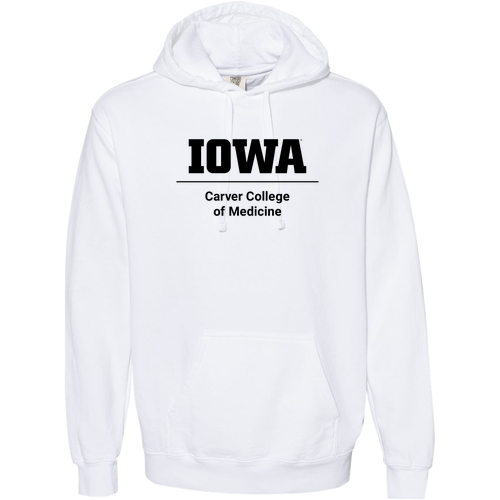 Comfort Colors Garment Dyed Hooded Pullover Sweatshirt -- White