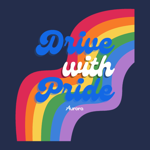 Drive with Pride T-Shirt -- Navy