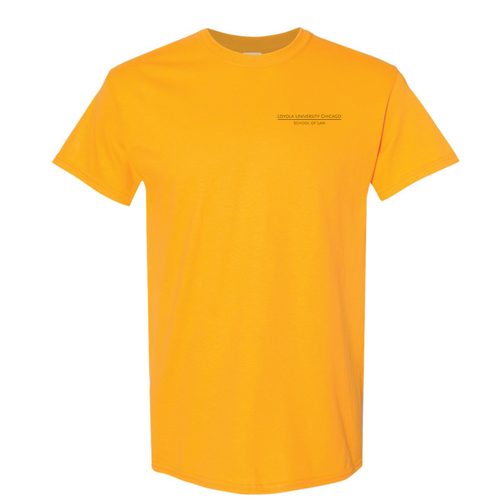 Corboy Law Center Basic T-Shirt -- Gold