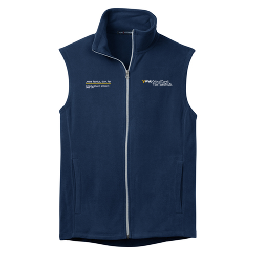 Port Authority Microfleece Vest -- True Navy