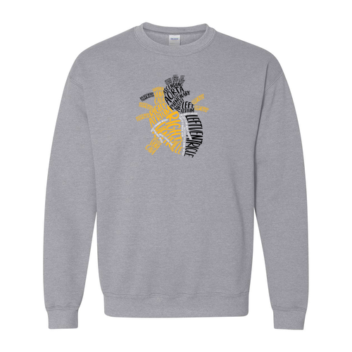 Gildan Heavy Blend Crew Neck Sweatshirt -- Sport Grey