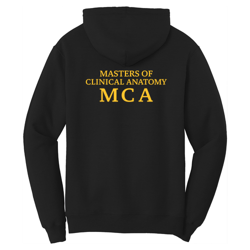 Port and Company Core Fleece Pullover Hooded Sweatshirt -- Jet Black