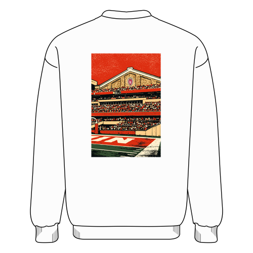 Gildan Heavy Blend Crew Neck Sweatshirt -- White
