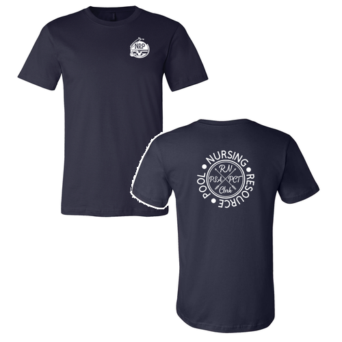Bella Canvas Soft Fitted Jersey T-Shirt -- Navy