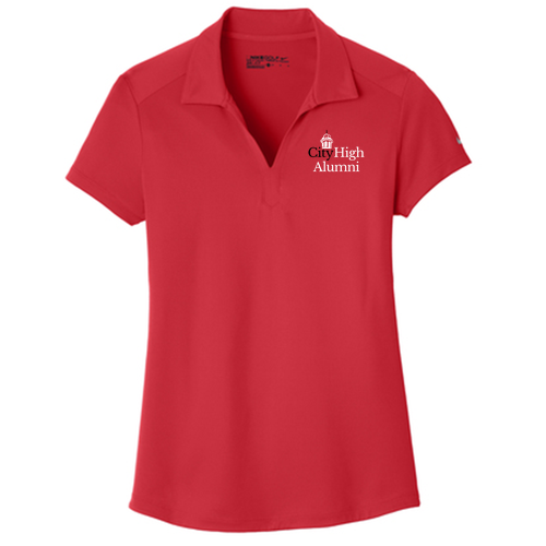 Nike Golf Ladies Dri-Fit Legacy Polo -- Gym Red