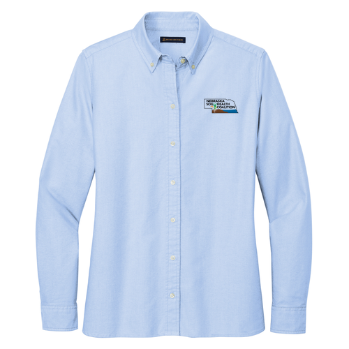 Brooks Brothers Women's Casual Oxford Cloth Shirt -- Newport Blue