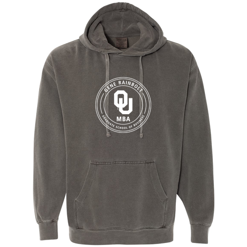 Comfort Colors Garment Dyed Hooded Pullover Sweatshirt -- Pepper