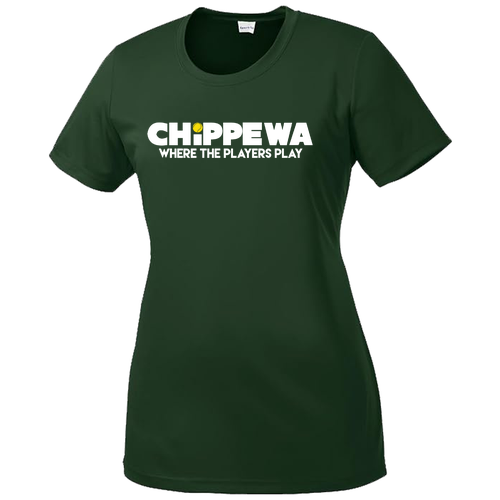 LADIES Sport Tek Wicking Competitor Tee -- Forest Green