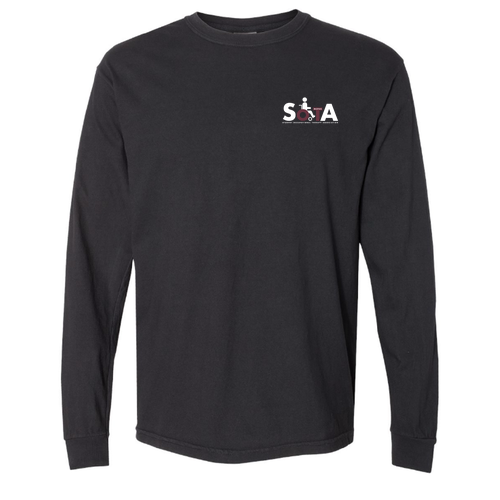 Comfort Colors Ringspun Long Sleeve Tee -- Black