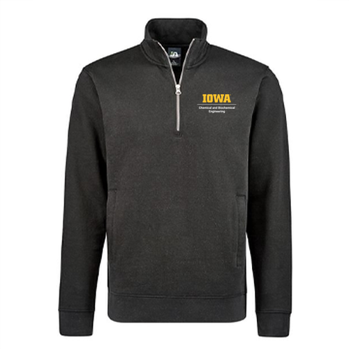 J America BTB Fleece 1/4 zip -- Black