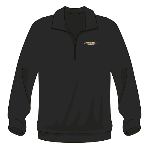 Forgotten Harvest Quarter Zip -- Black