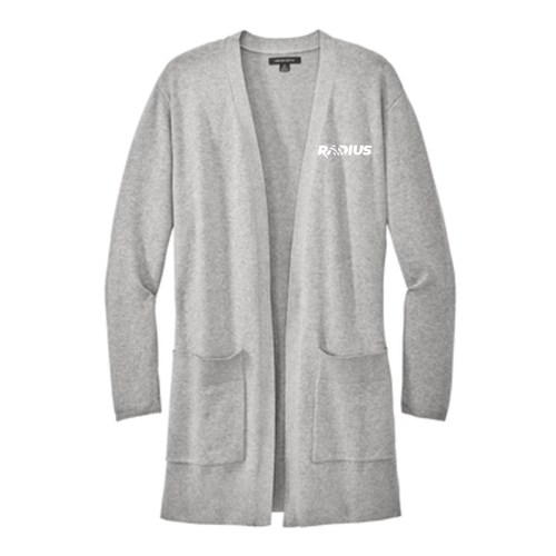 Mercer+Mettle Women's Open Front Cardigan Sweater -- Gusty Grey Heather