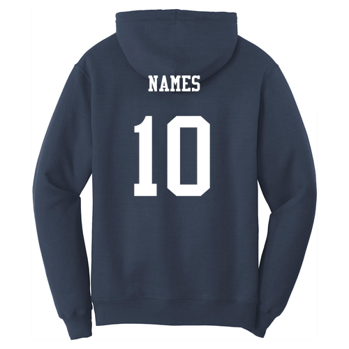 Port and Company Core Fleece Pullover Hooded Sweatshirt -- Navy