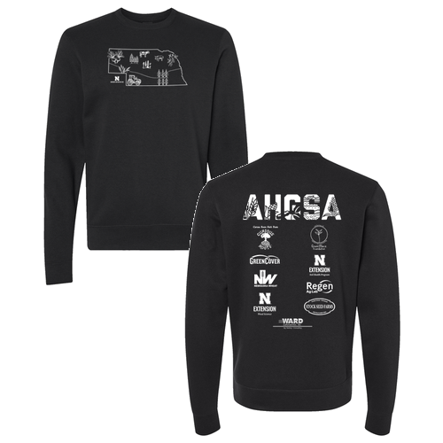J. America BTB Fleece Crew -- Black