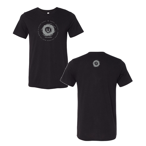 Mens/Unisex Bella Canvas Triblend Short Sleeve T-Shirt -- Solid Black