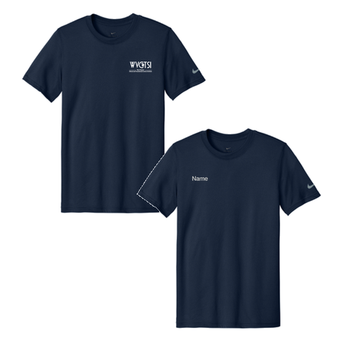 Nike Swoosh Sleeve Rlegend Tee -- College Navy