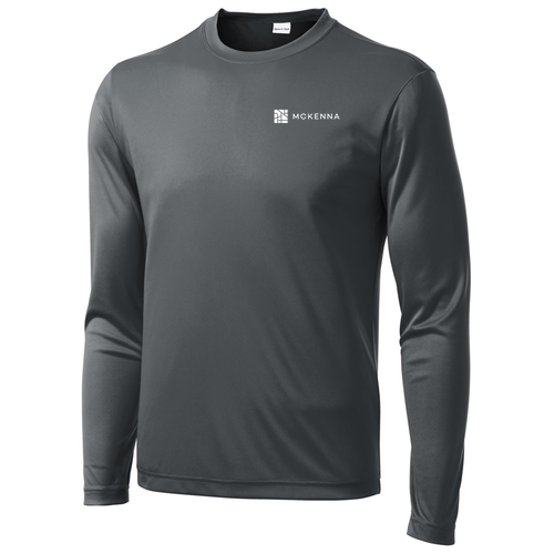 Sport Tek Long Sleeve Competitor -- Iron Grey