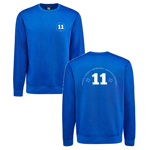 J. America BTB Fleece Crew -- Royal