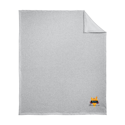 Port and Company Core Fleece Sweatshirt Blanket -- Athletic Heather