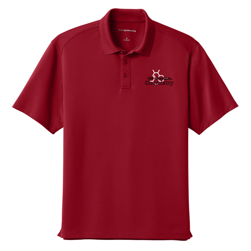 Port Authority Chemistry Wearever Performance Pique Polo -- Rich Red